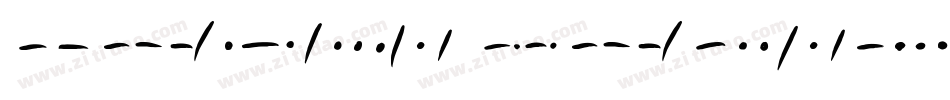 Morse Code字体转换